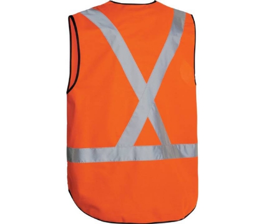 Picture of Bisley, Taped X Back Hi Vis Vest